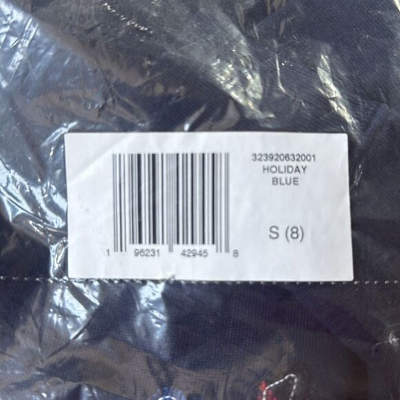 Polo Ralph Lauren boys plaid big pony fleece hoodie‎ size S (8) Navy NWT in pkg - Picture 5 of 7